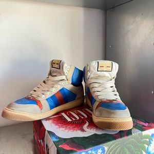 Mens Gucci Screener Hi Top Sneakers